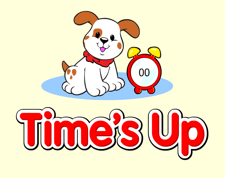 The 'time's up!' screen